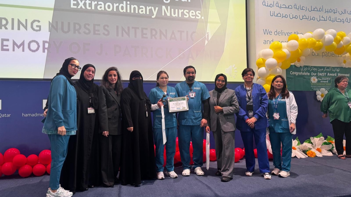 Manzil Medical Services Nurse Honored with DAISY Award for Extraordinary Nurses